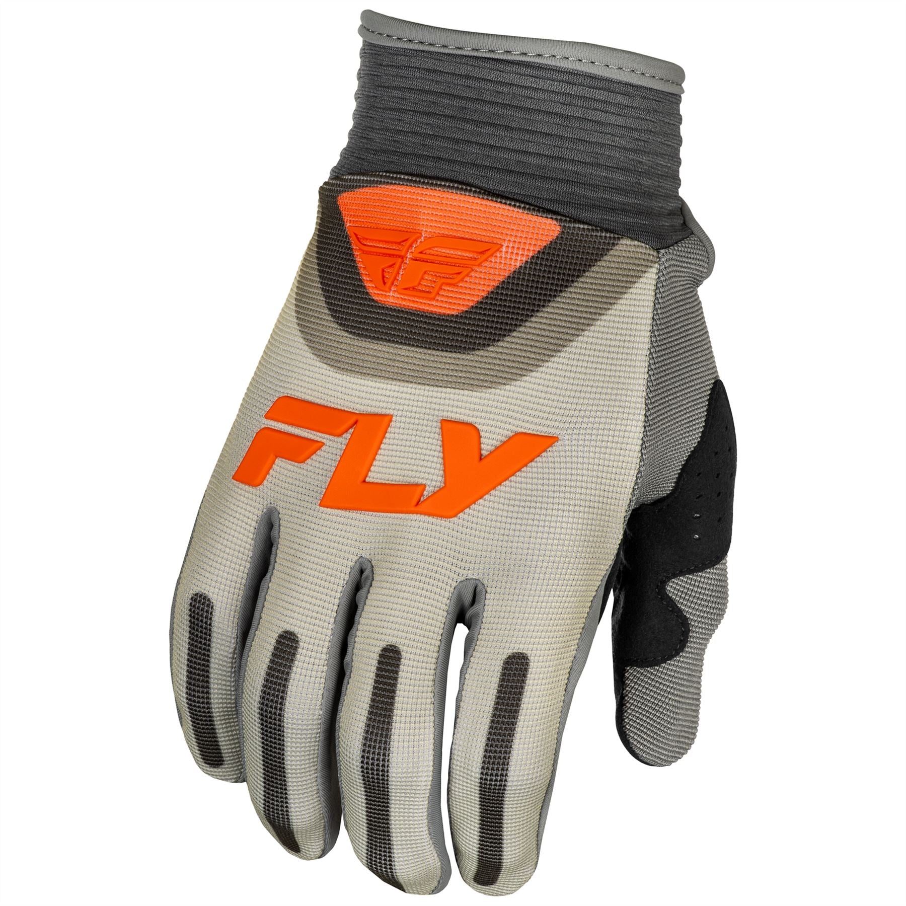 Fly Racing 2025 Youth F-16 Motocross Gloves Grey Orange